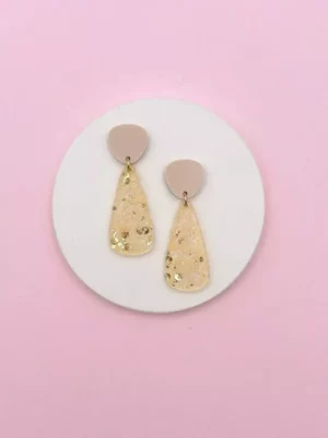 Boucles D'oreilles Henriette - Beige