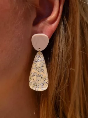 Boucles D'oreilles Henriette - Beige