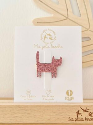 Broche Chat debout