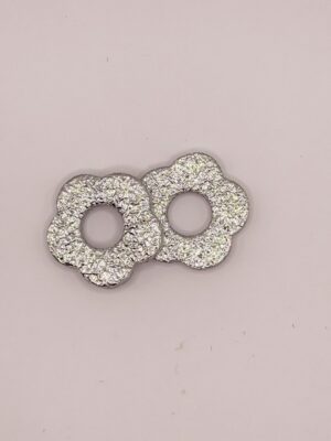 Pampilles fleurs en cuir revalorisé