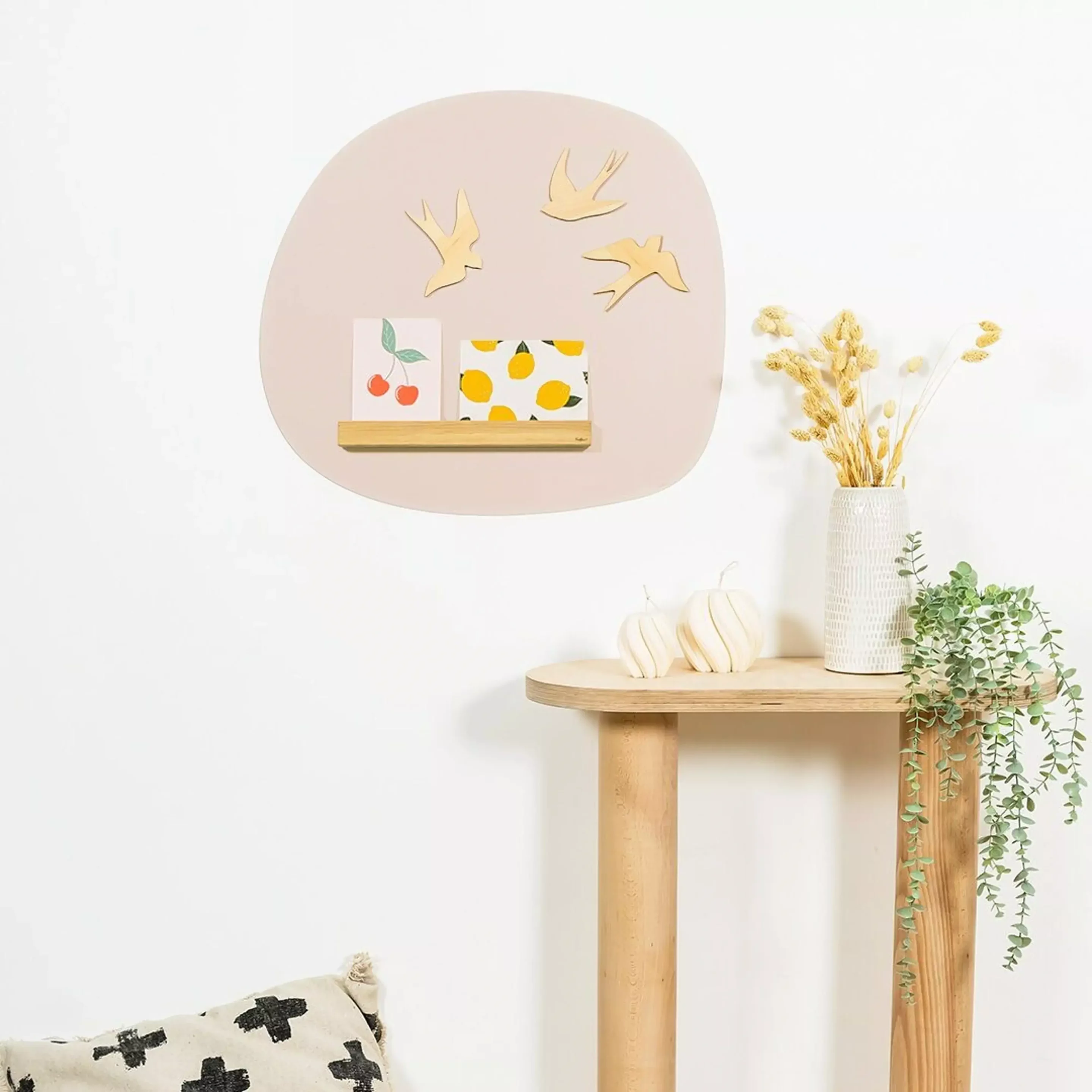 Tableau magnétique - Beige Rosé