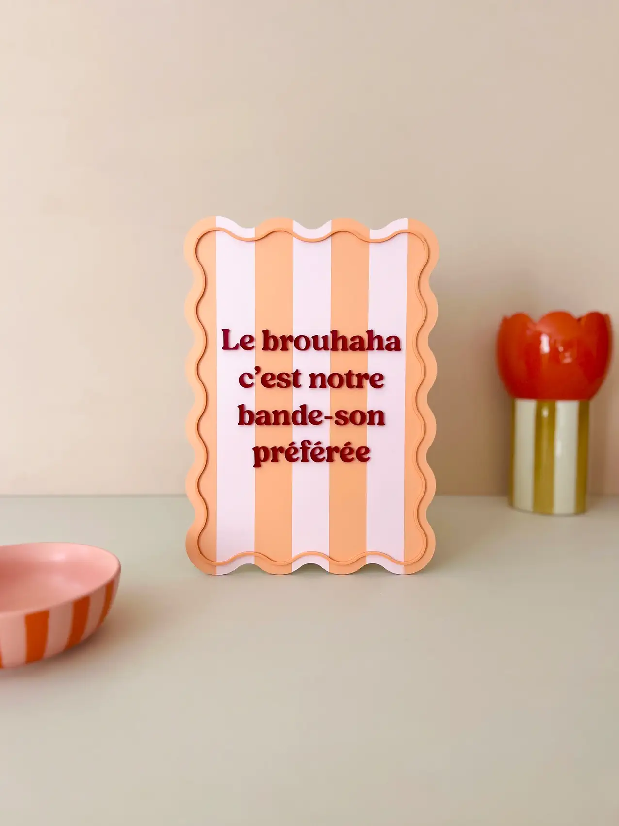 Affiche A5 - Le brouhaha c’est notre bande-son préférée