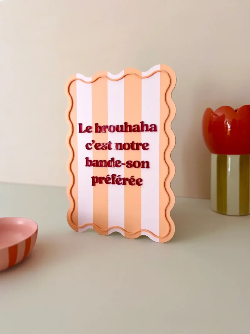 Affiche A5 - Le brouhaha c’est notre bande-son préférée – Image 2