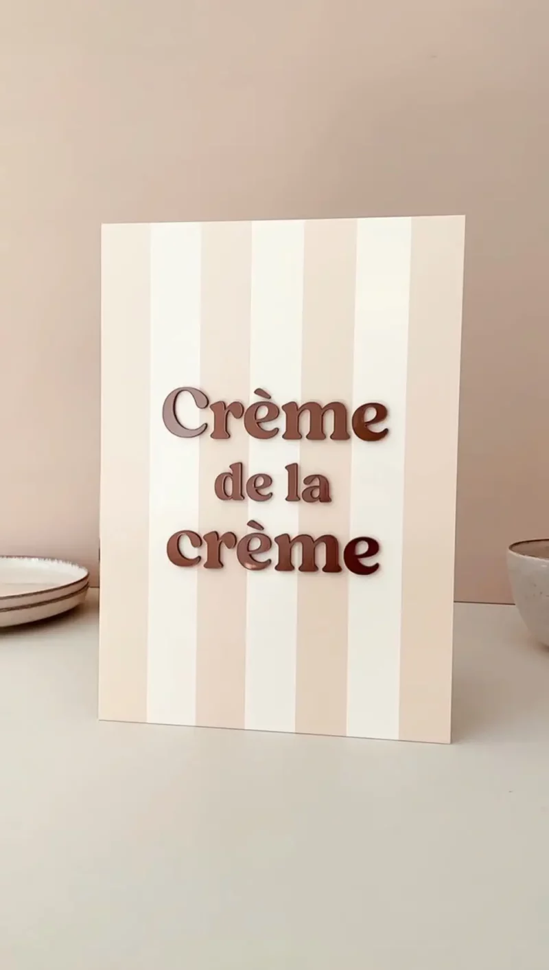 Affiche A5 - Crème de la crème – Image 2