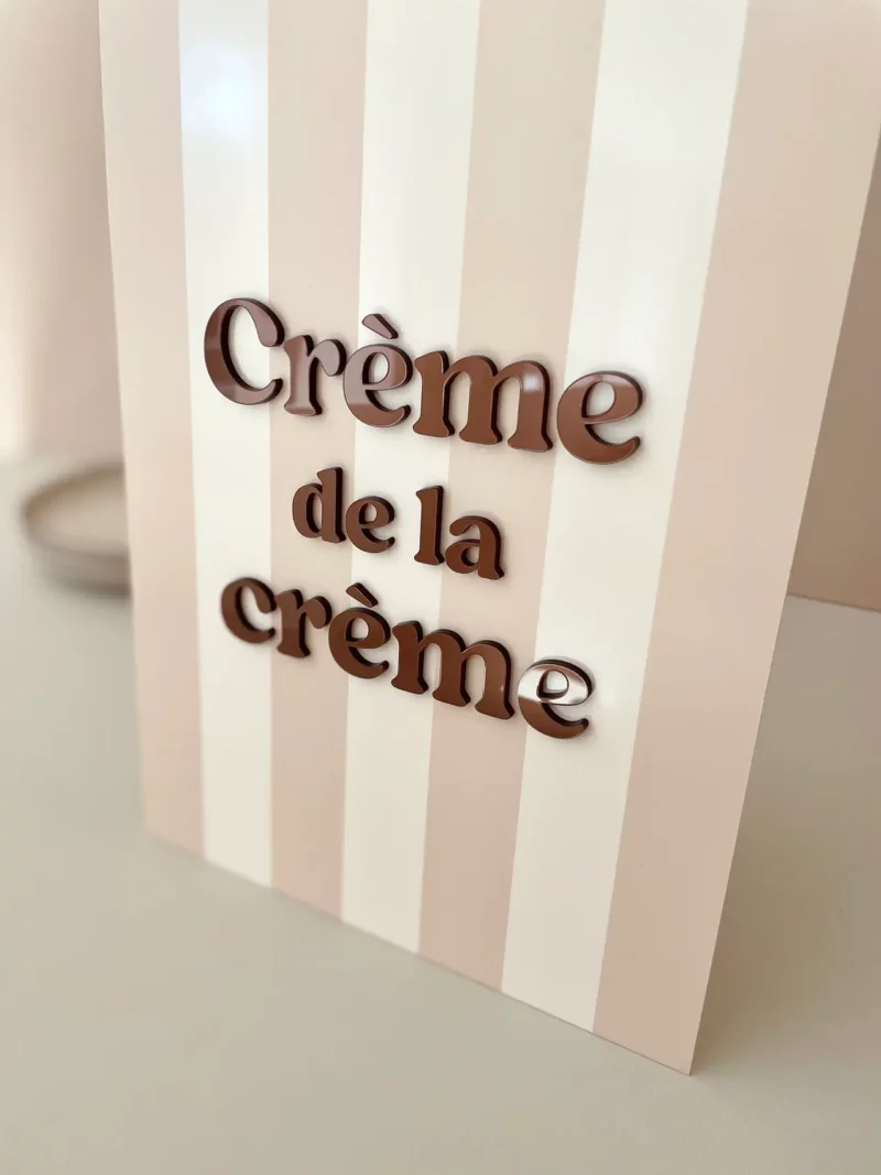Affiche A5 - Crème de la crème – Image 3