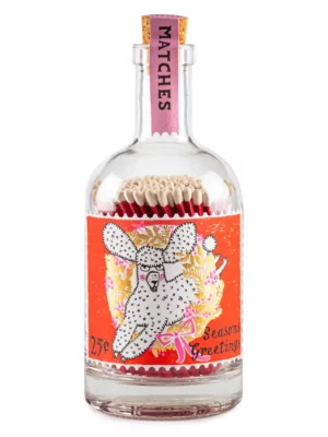 Bouteille d'allumettes - Caniche