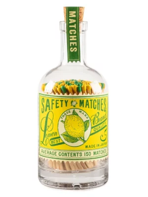 Bouteille d'allumettes - Citron