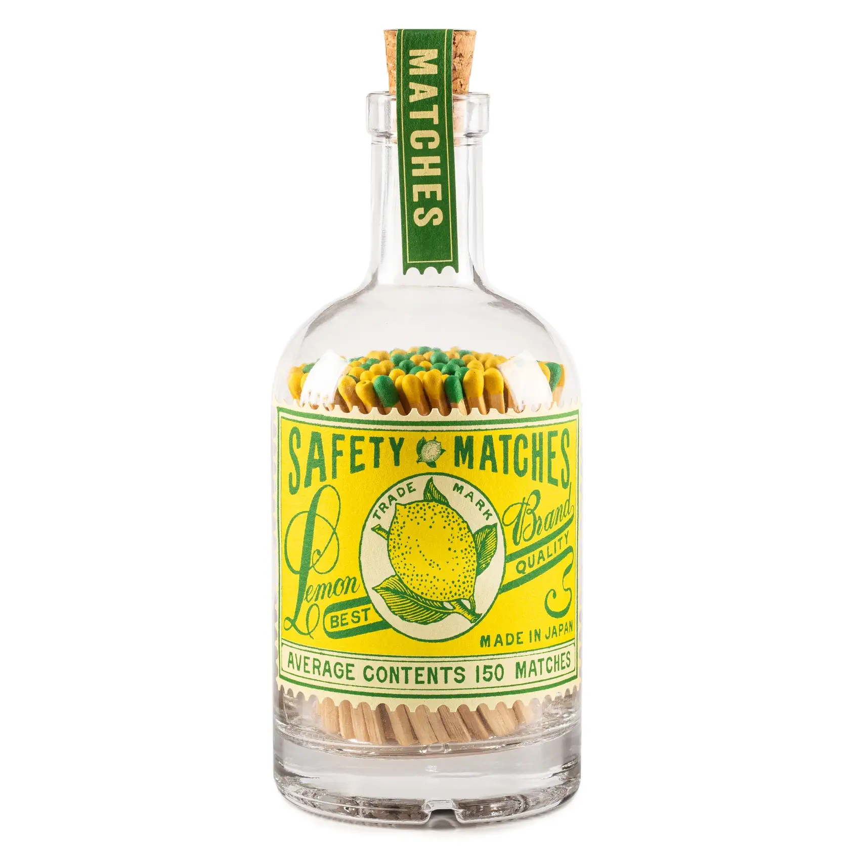 Bouteille d'allumettes - Citron