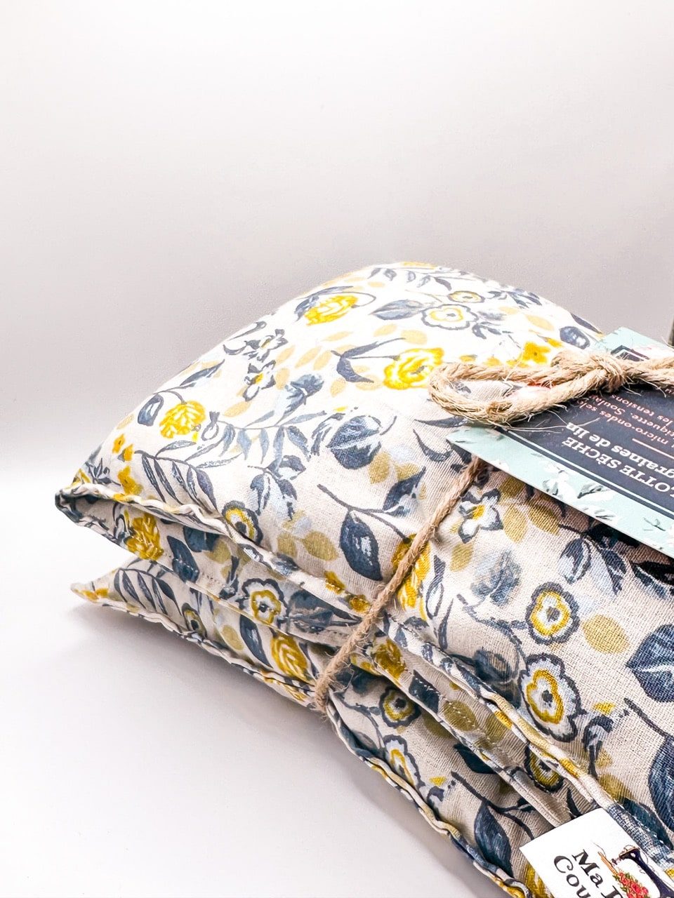 Bouillotte sèche - Fleurs bleus