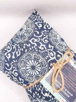 Bouillotte sèche - Rosace bleue