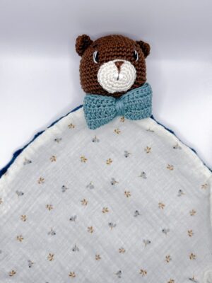 Castor - Peluche au crochet carré