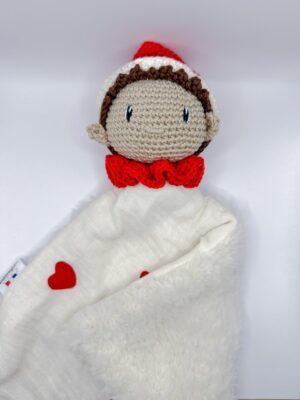 Lutin de Noël - Peluche au crochet carré