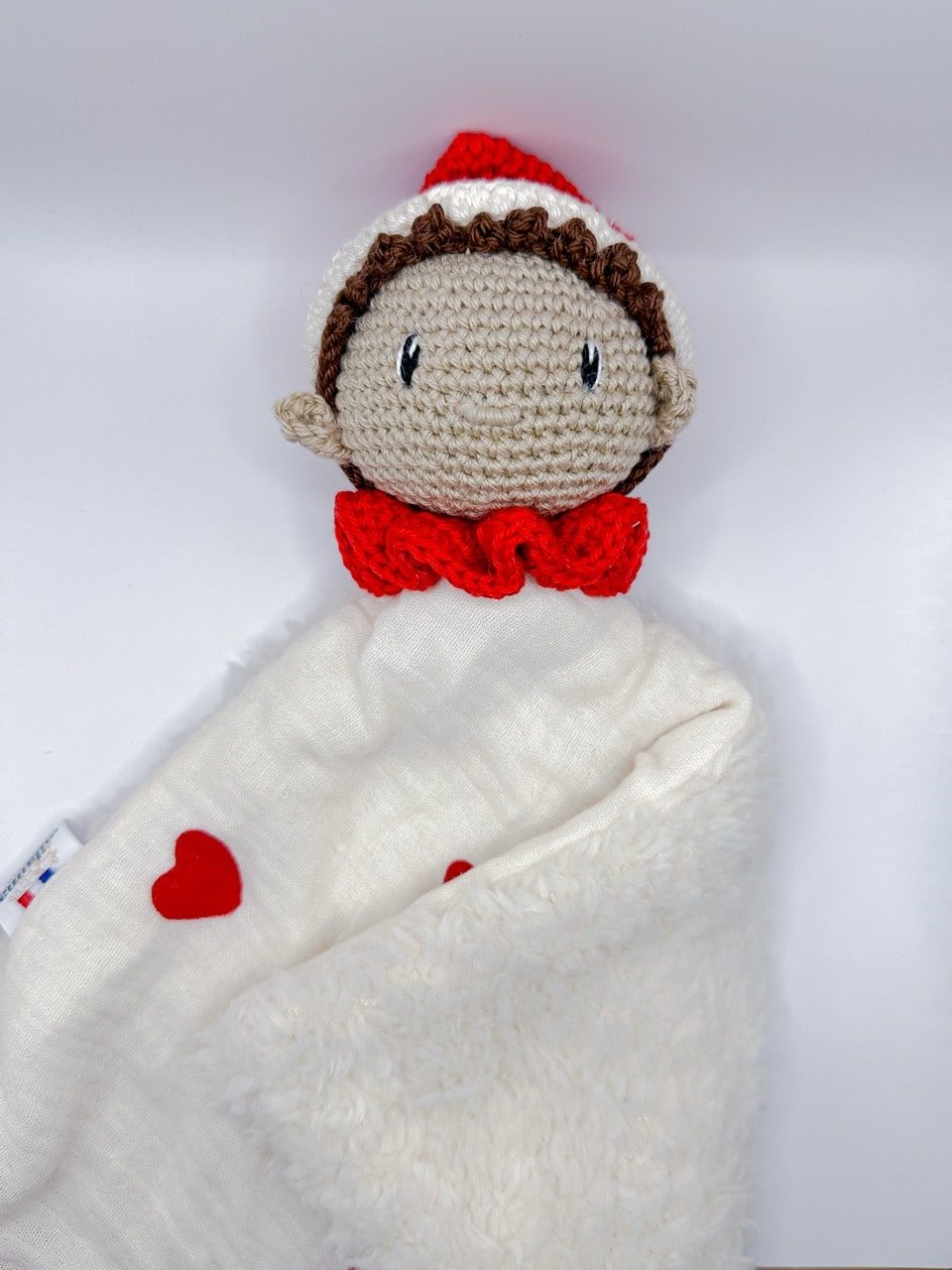 Lutin de Noël - Peluche au crochet carré – Image 2