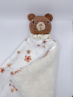 Ourson - Peluche au crochet carré