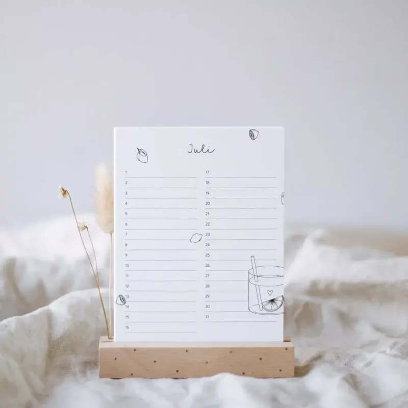 Calendrier de table anniversaires