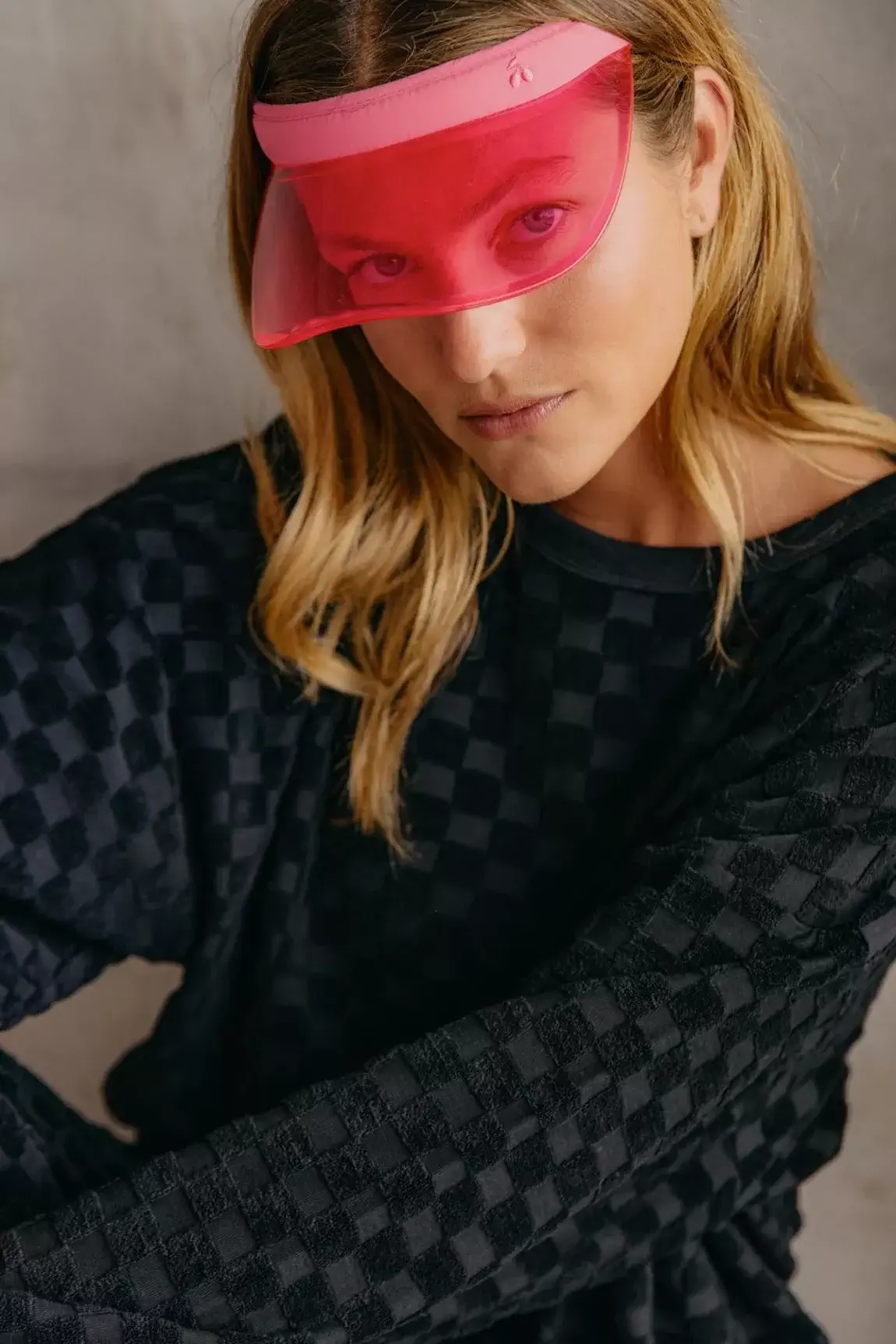 Sweat Éponge Damier noir – Image 3