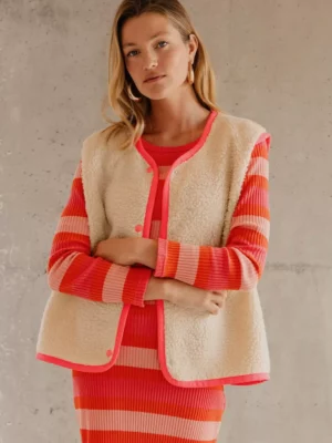 Veste sans manches - Beige