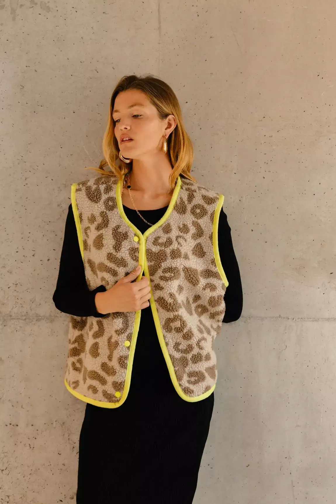 Veste sans manches - Léopard – Image 3