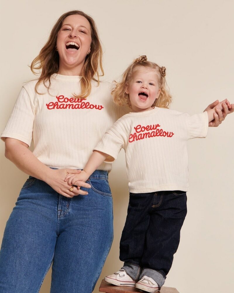Le t-shirt Cœur chamallow – Image 5