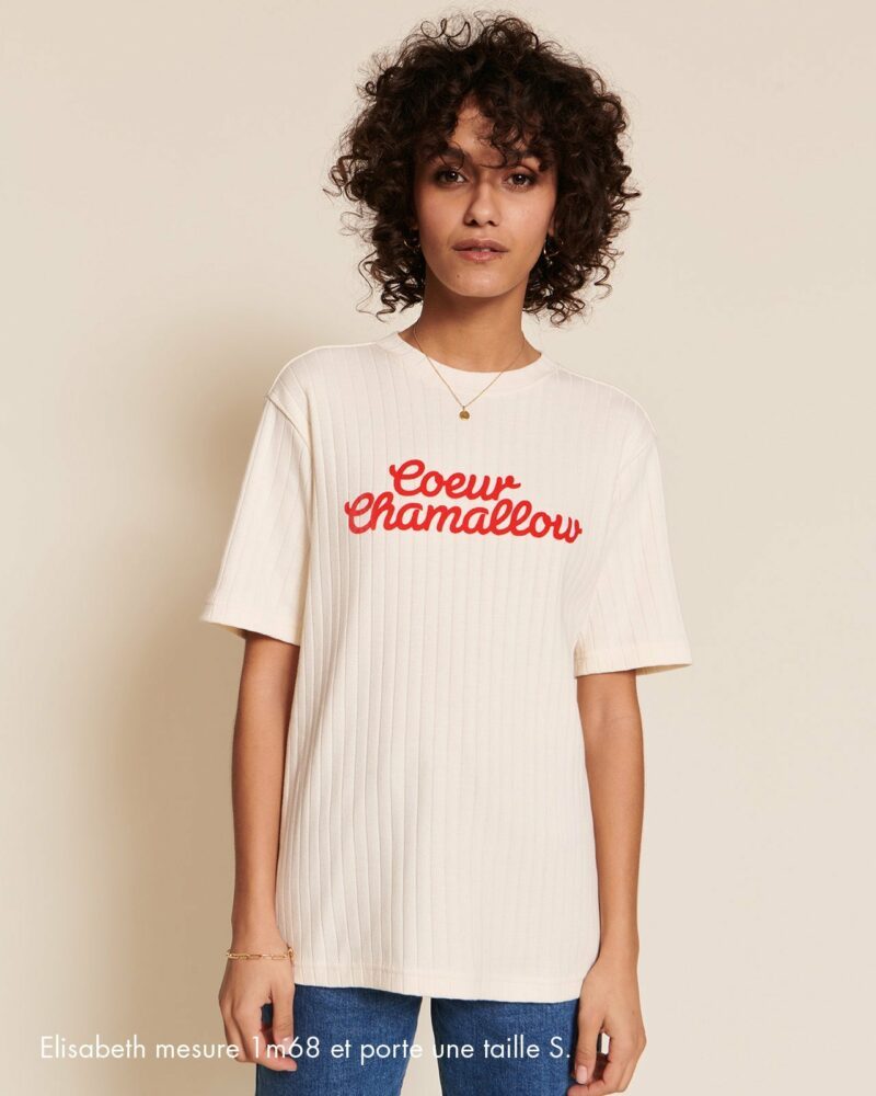 Le t-shirt Cœur chamallow – Image 3