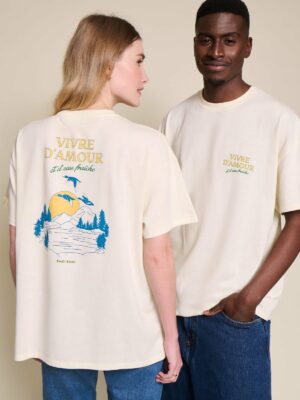 Le t-shirt Vivre d'amour et d'eau fraîche