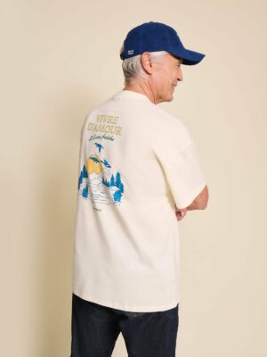Le t-shirt Vivre d'amour et d'eau fraîche