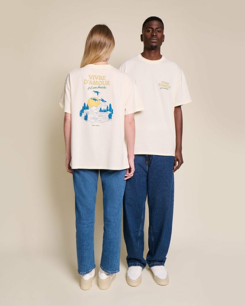 Le t-shirt Vivre d'amour et d'eau fraîche – Image 5