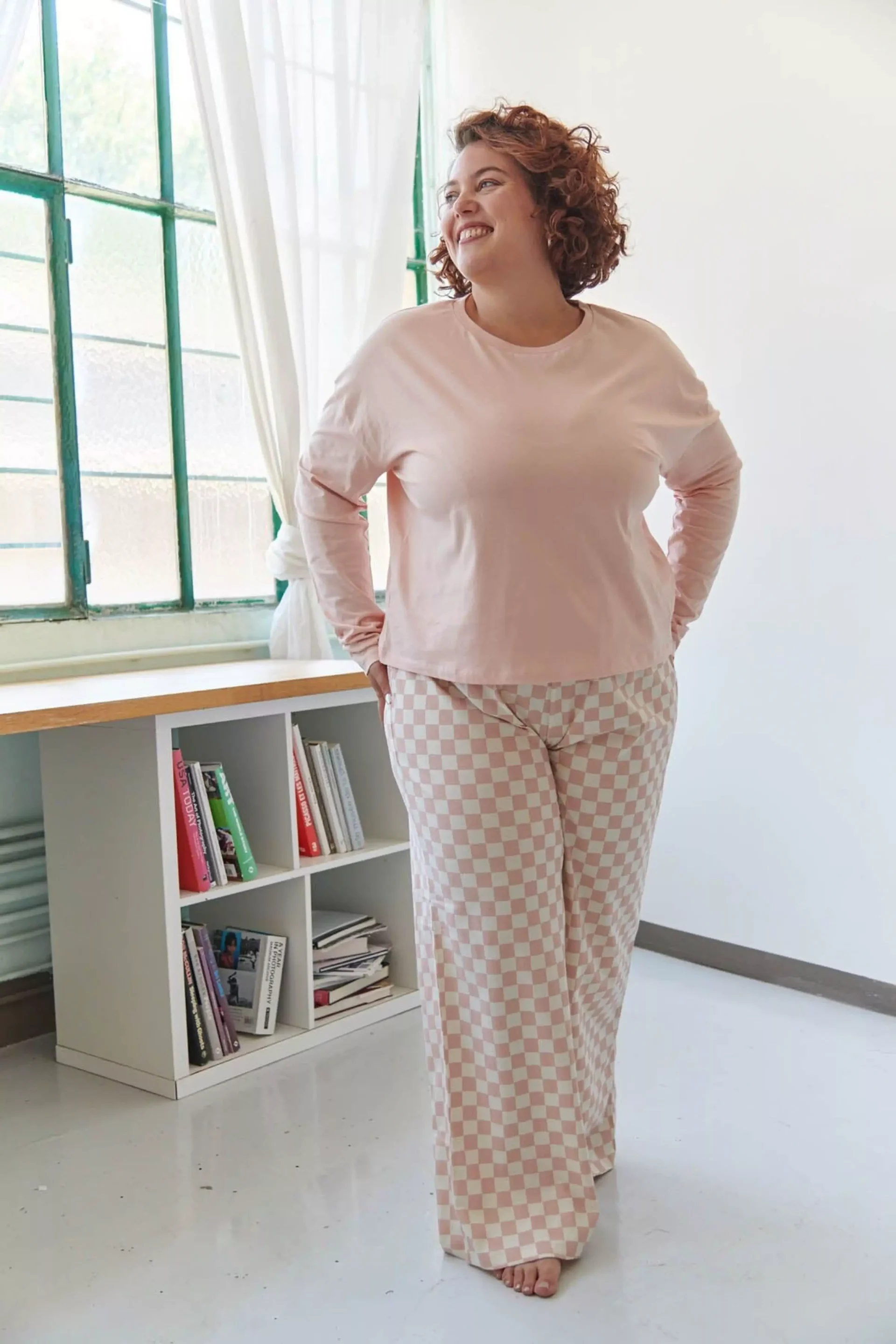 PYJAMA LONG Damier Rose