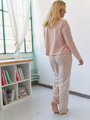 PYJAMA LONG Damier Rose