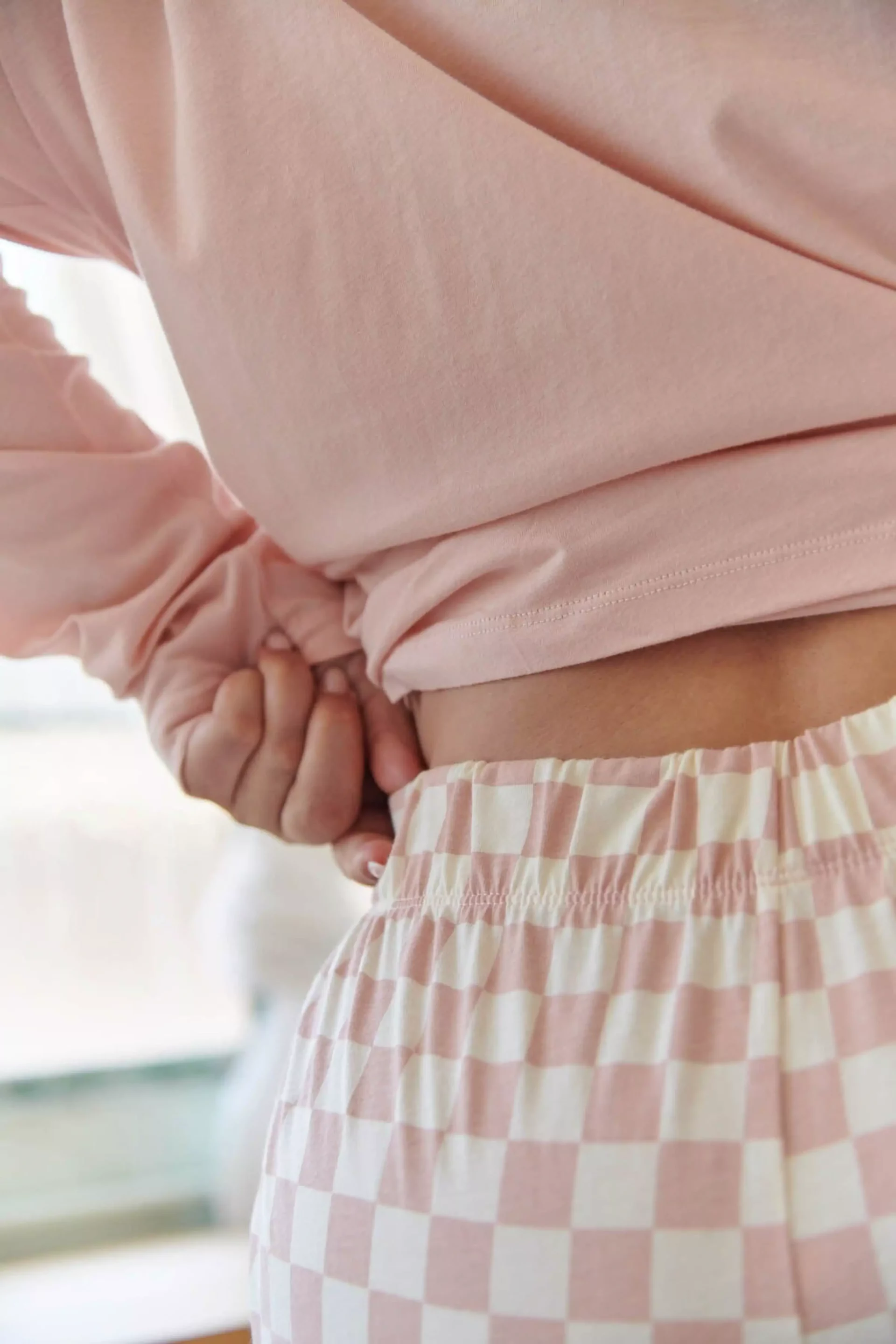 PYJAMA LONG Damier Rose – Image 4