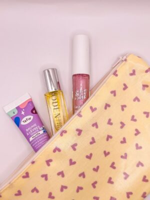 Trousse - Coeurs jaunes