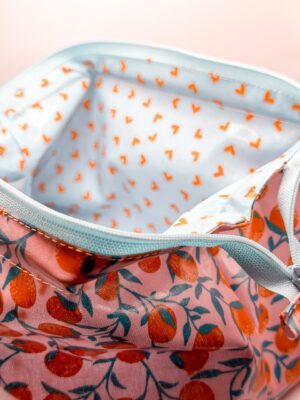 Trousse ouverture géante - Fruits oranges