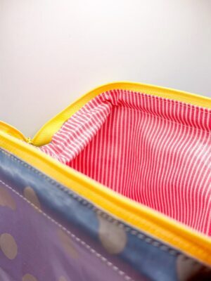 Trousse ouverture géante - Points bleus