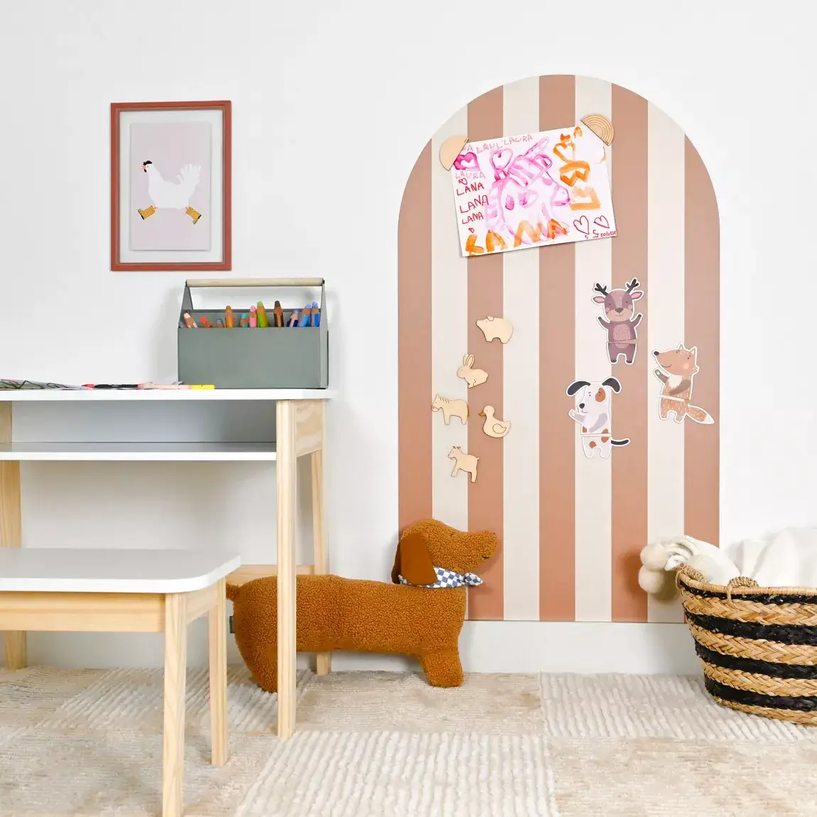 Tableau magnétique - Arche rayée – Image 3