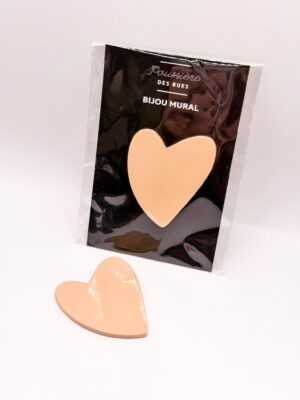 Bijou mural Coeur rose