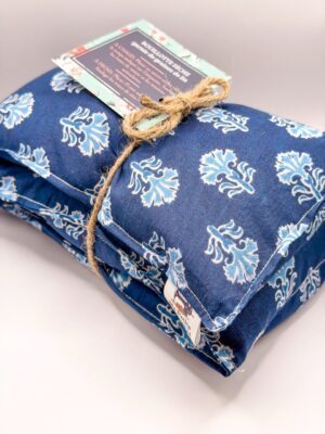 Bouillotte sèche - Fleurs bleues