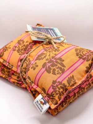 Bouillotte sèche - Rayure et fleurs