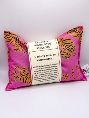 Petite bouillotte sèche - Tigre rose