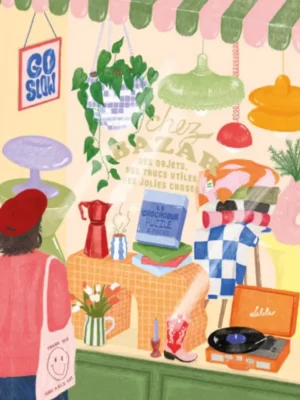 Mini puzzle - Le lèche vitrine