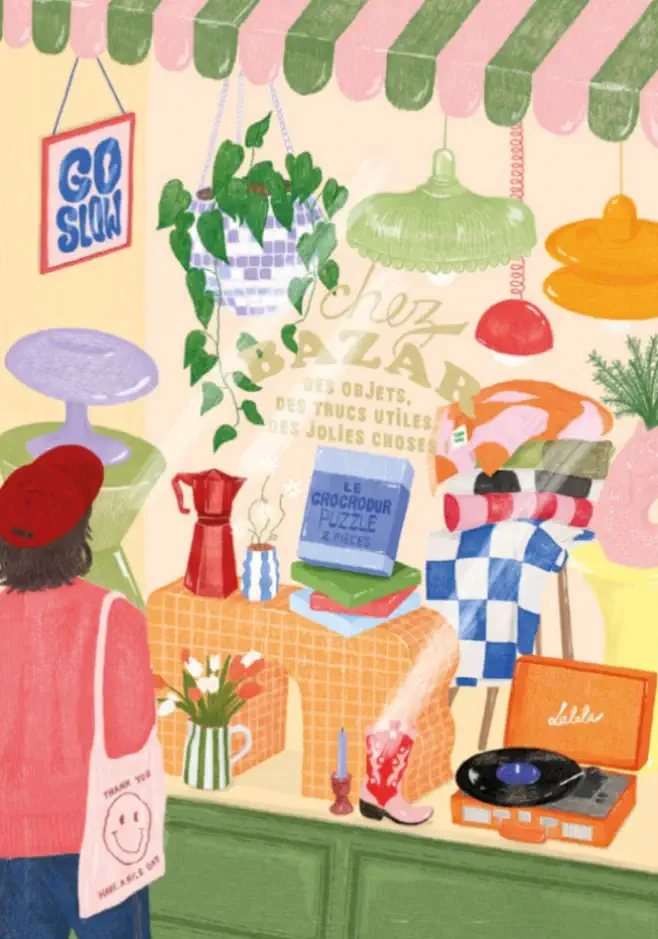 Mini puzzle - Le lèche vitrine – Image 2