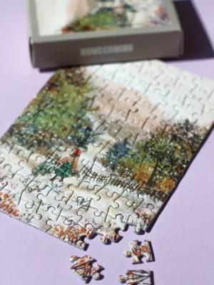 Mini puzzle Retour à la maison