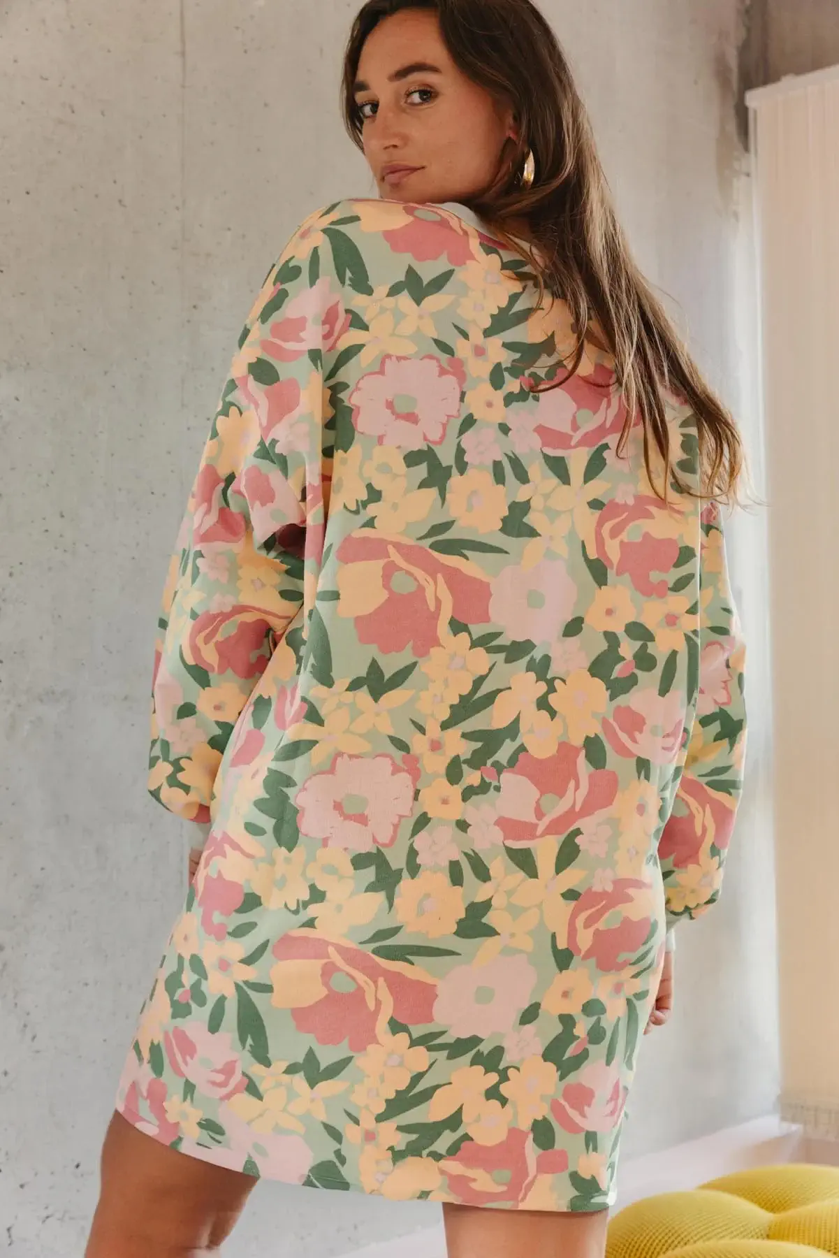 Robe Sweat Allamanda Vert – Image 3