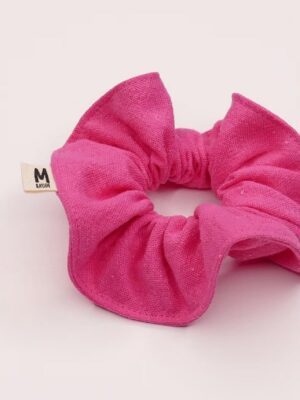 Chouchou rose bonbon