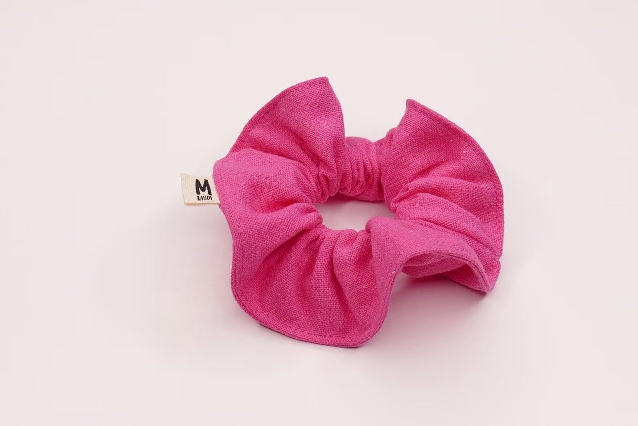 Chouchou rose bonbon