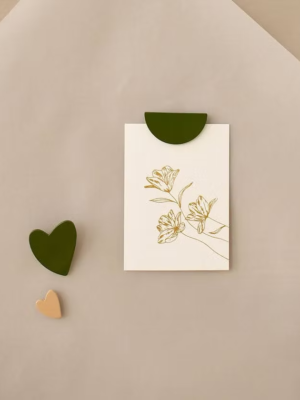 Bijou mural Coeur vert