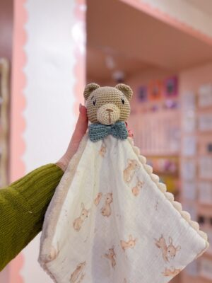 Ourson - Peluche au crochet carré