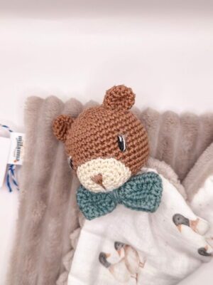 Ourson - Peluche au crochet carré