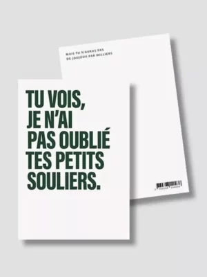 Carte Petits souliers