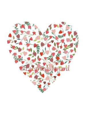 Carte Coeur coeur
