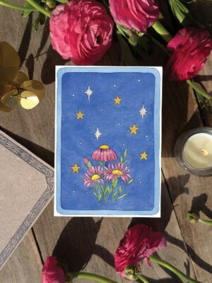 Carte Tarot étoiles